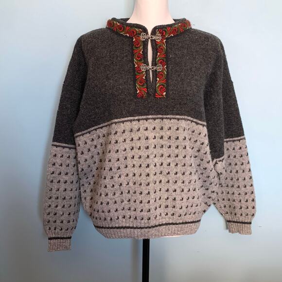 Volund Norwegian Wool Sweater Unisex Size Medium - Picture 1 of 9